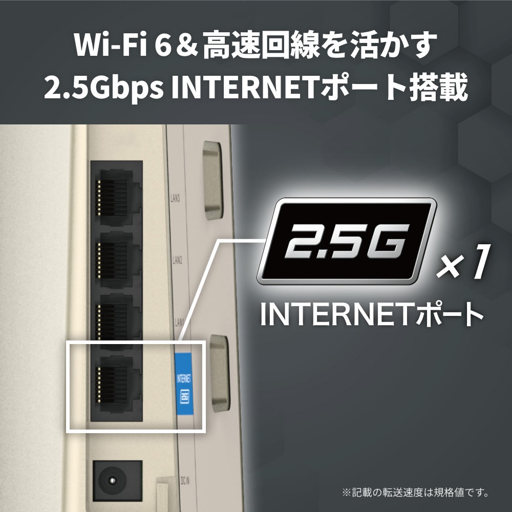 WSR-6000AX8/DCG 無線LAN親機11ax/ac/n/a/g/b 4803+1147Mbps 1台 BUFFALO(バッファロー)  【通販モノタロウ】