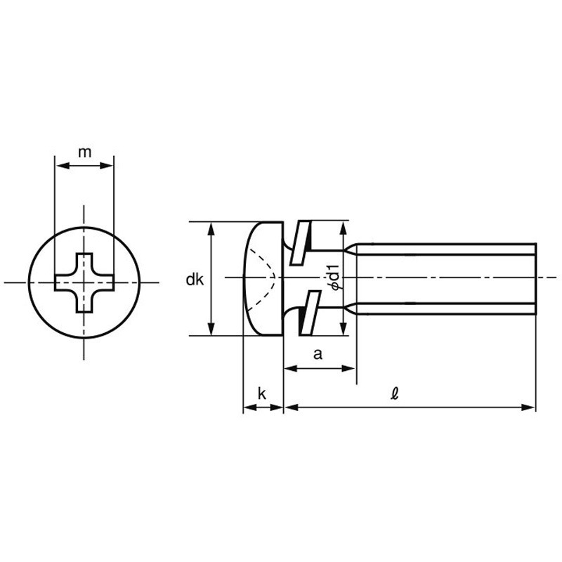 （＋）ナベＰ＝２ステン(+)ナベP=2 6 X 10 ステンレス(303、304、XM7等)/ＢＫ(ＳＵＳ黒染め) ステンレス(+)ナベ P\u003d4(SW+JIS小形W組込) 2.6 X 6 100200040026006000