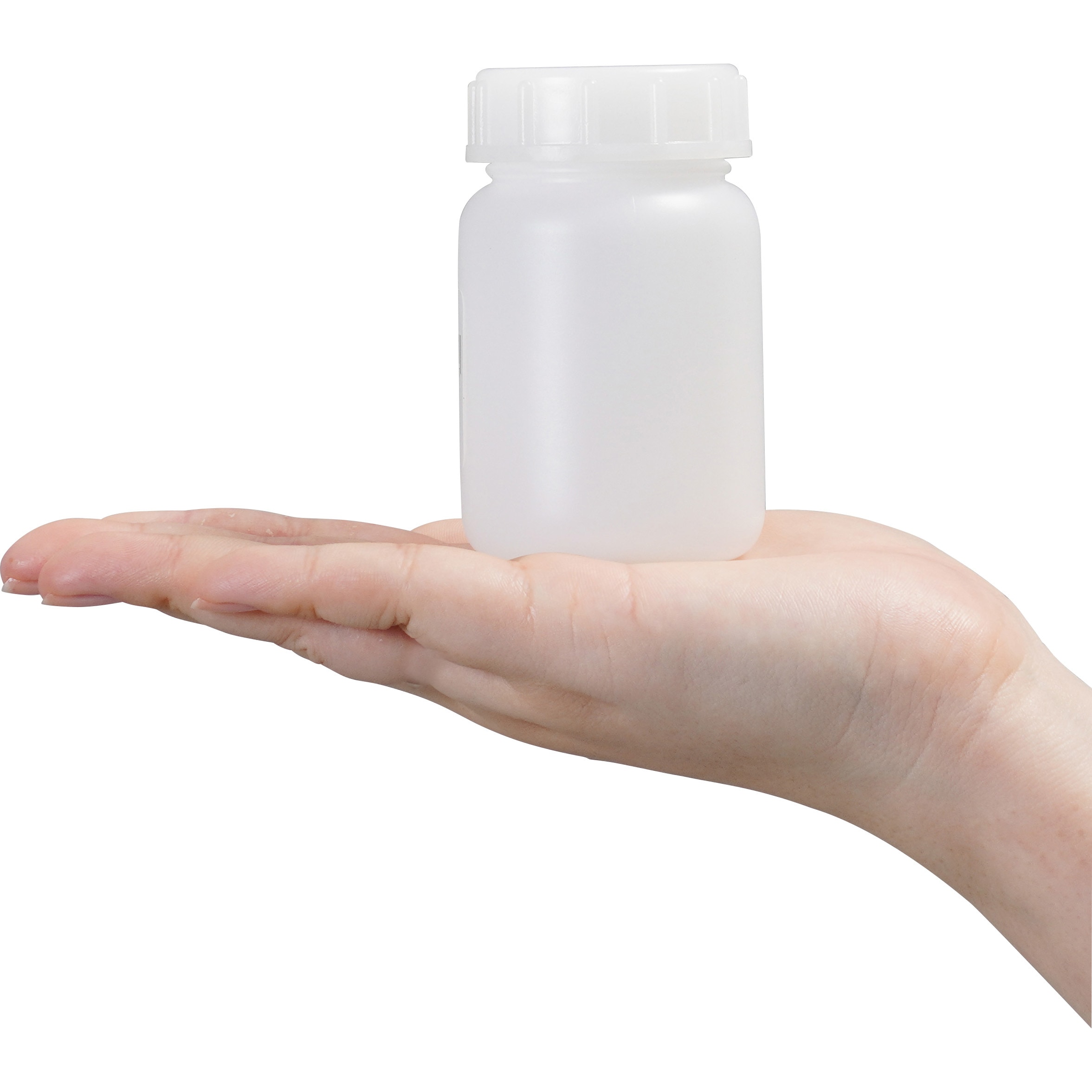 広口瓶 中栓付 モノタロウ 色(フタ)白 - 【通販モノタロウ】