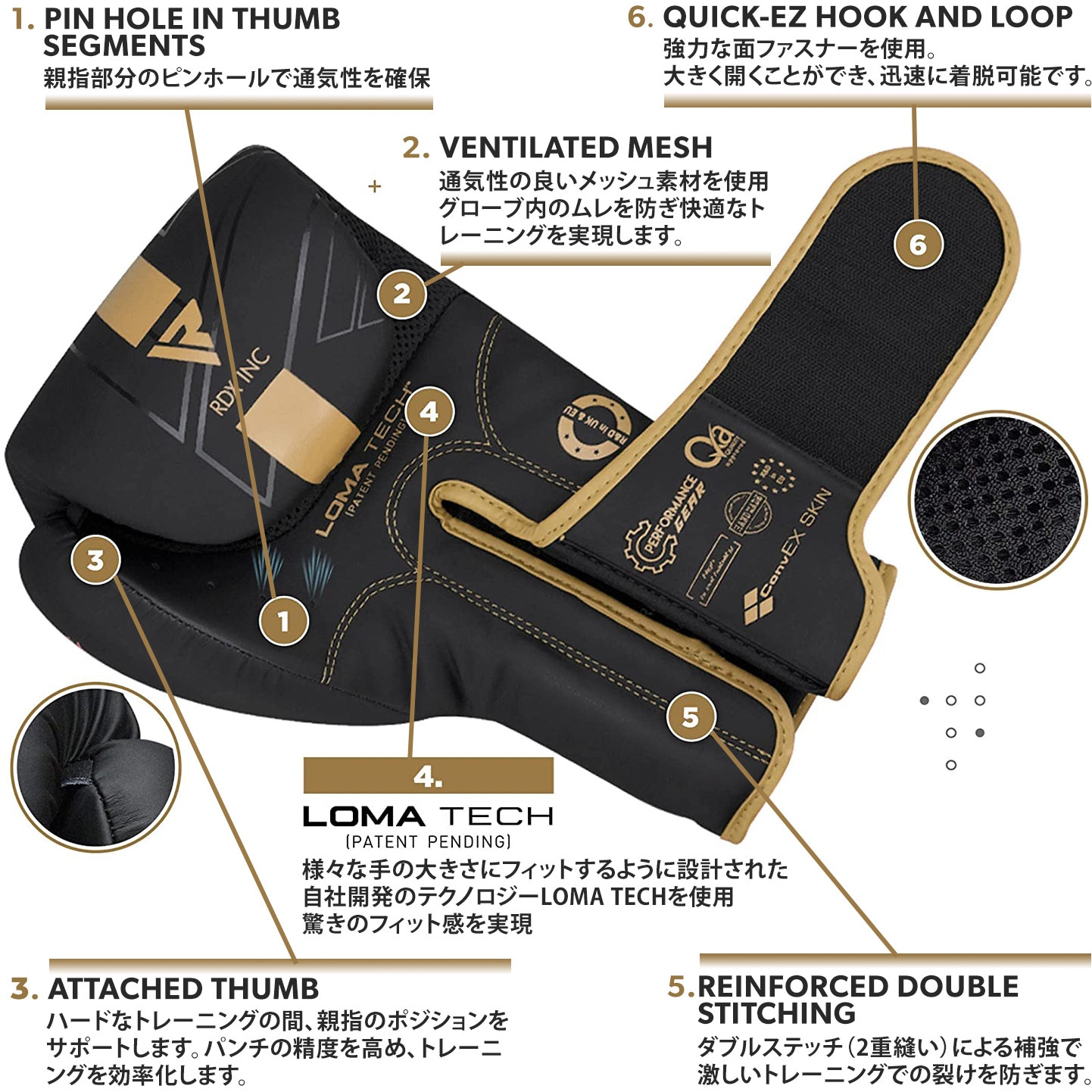 【RDXグローブ付き】SABO (サボ) デッドリフトPRO サイズ36-47 RDX KARAシリーズ グラップリンググローブ GSR-F6｜RDX® SPORTS