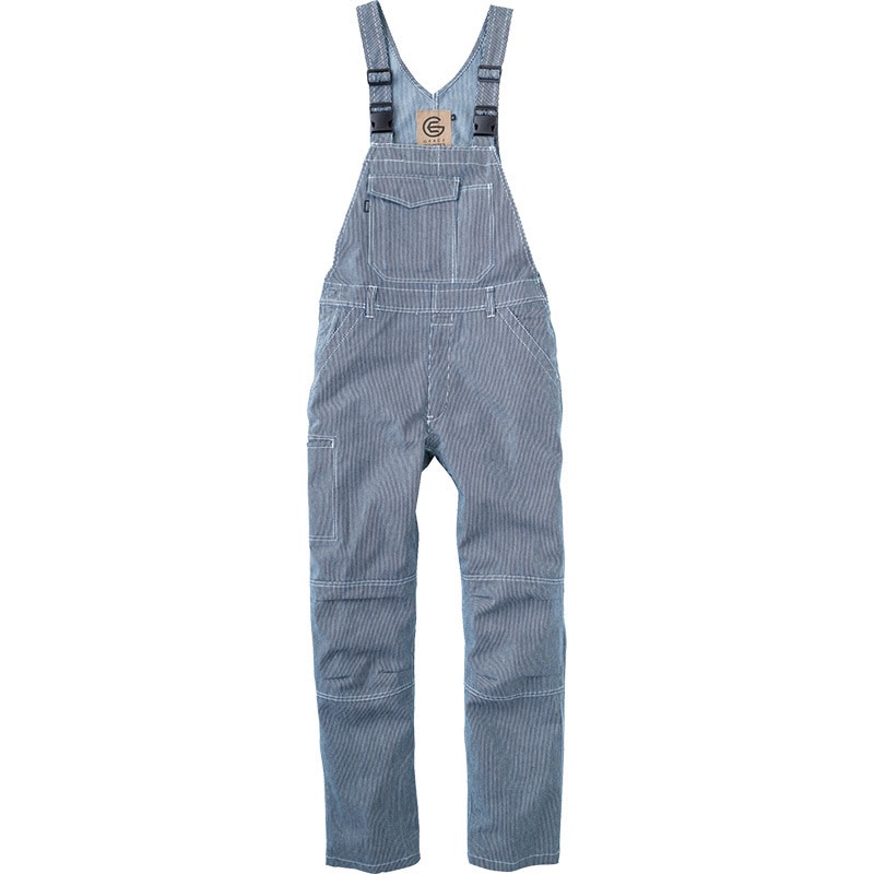 GE-574-19-4L サロペット GRACE ENGINEER’S 速乾性機能 ヒッコリー色 サイズ4L  GE-574-19-4L