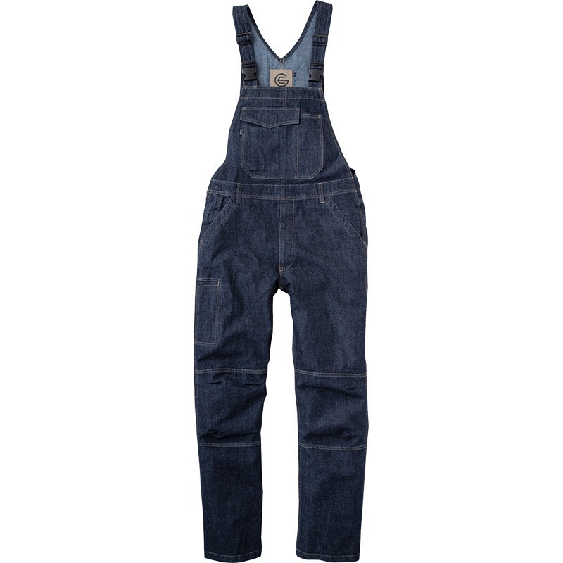 GE-574-36-M サロペット GRACE ENGINEER’S 速乾性機能 インディゴ色 サイズM  GE-574-36-M