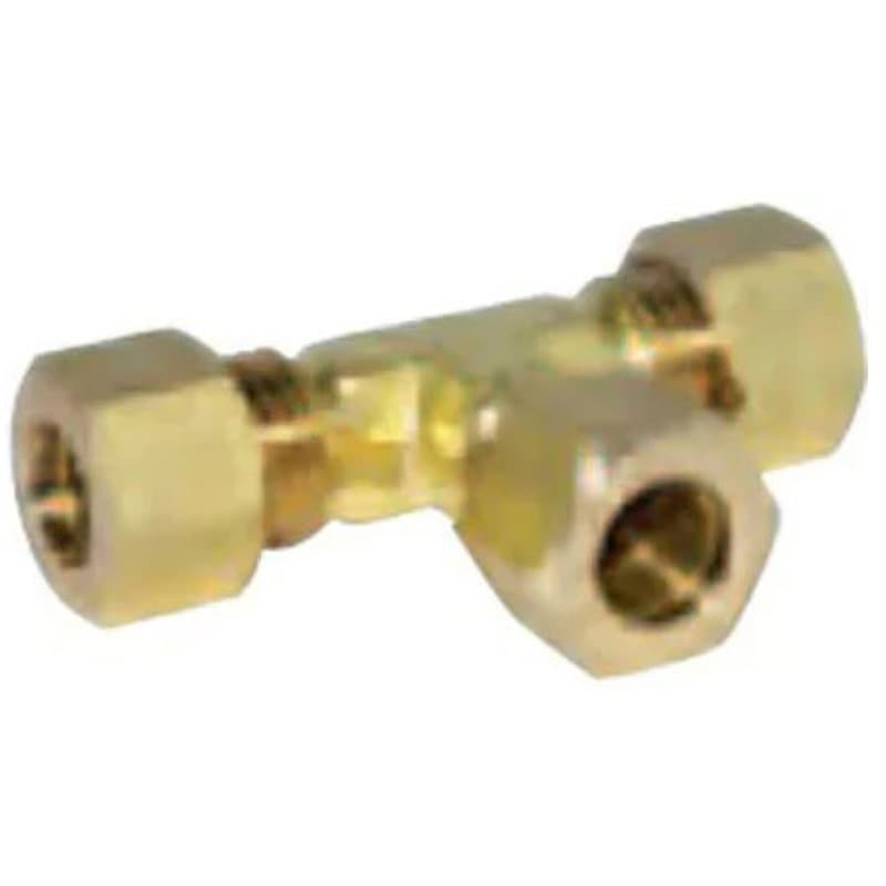 GT1-25-B1 銅管用 くい込み継手 B1型 3.5MPa GT-1型 三方ティ 常栄継手工業 チーズ 黄銅(真鍮) 適合管外径25mm  GT1-25-B1