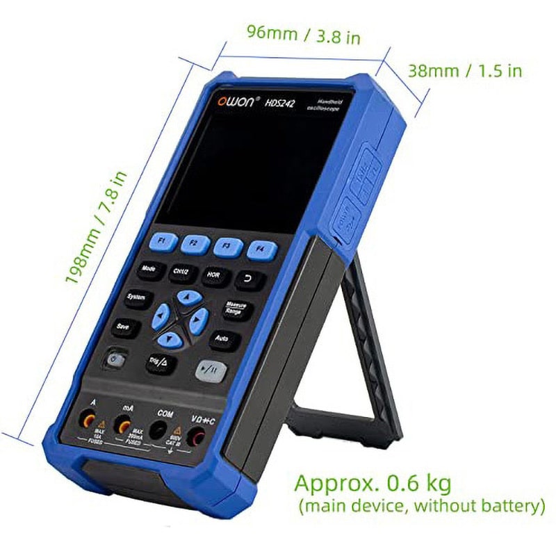 HDS242 ハンドヘルド・オシロスコープ OWON 周波数帯域40MHz HDS242 ハンドヘルド・オシロスコープ OWON 周波数帯域40MHz