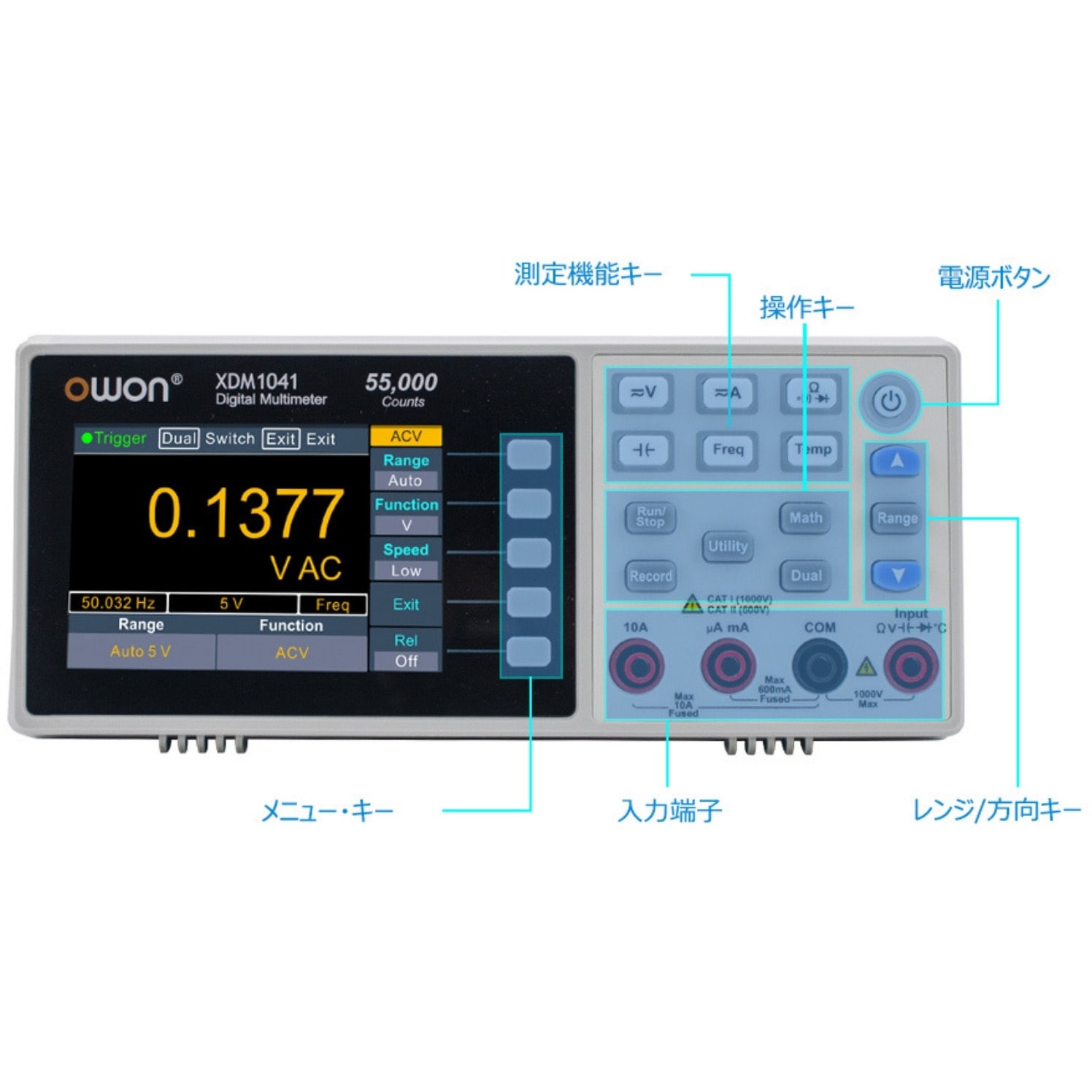 XDM1041 ベンチトップ・マルチメーター XDM1000シリーズ (4½桁