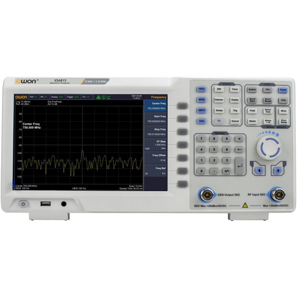 XSA805-TG スペクトラム・アナライザ 1個 OWON 【通販モノタロウ】