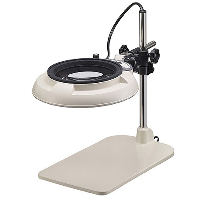 ENVL-B 4x LED照明拡大鏡 テーブルスタンド式 オーツカ光学 4倍 レンズ径130mm  ENVL-B 4x