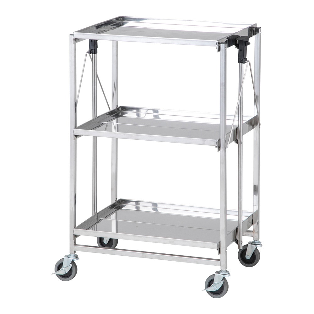 LB800F-SUS 折りたたみラボベンチF ステンレス製 3段タイプ 1台 アズワン 【通販モノタロウ】