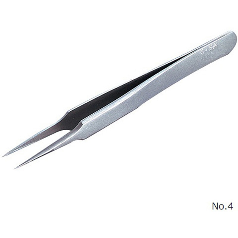 No.4 強靭精密ピンセット DURAX Rubis 全長110mm