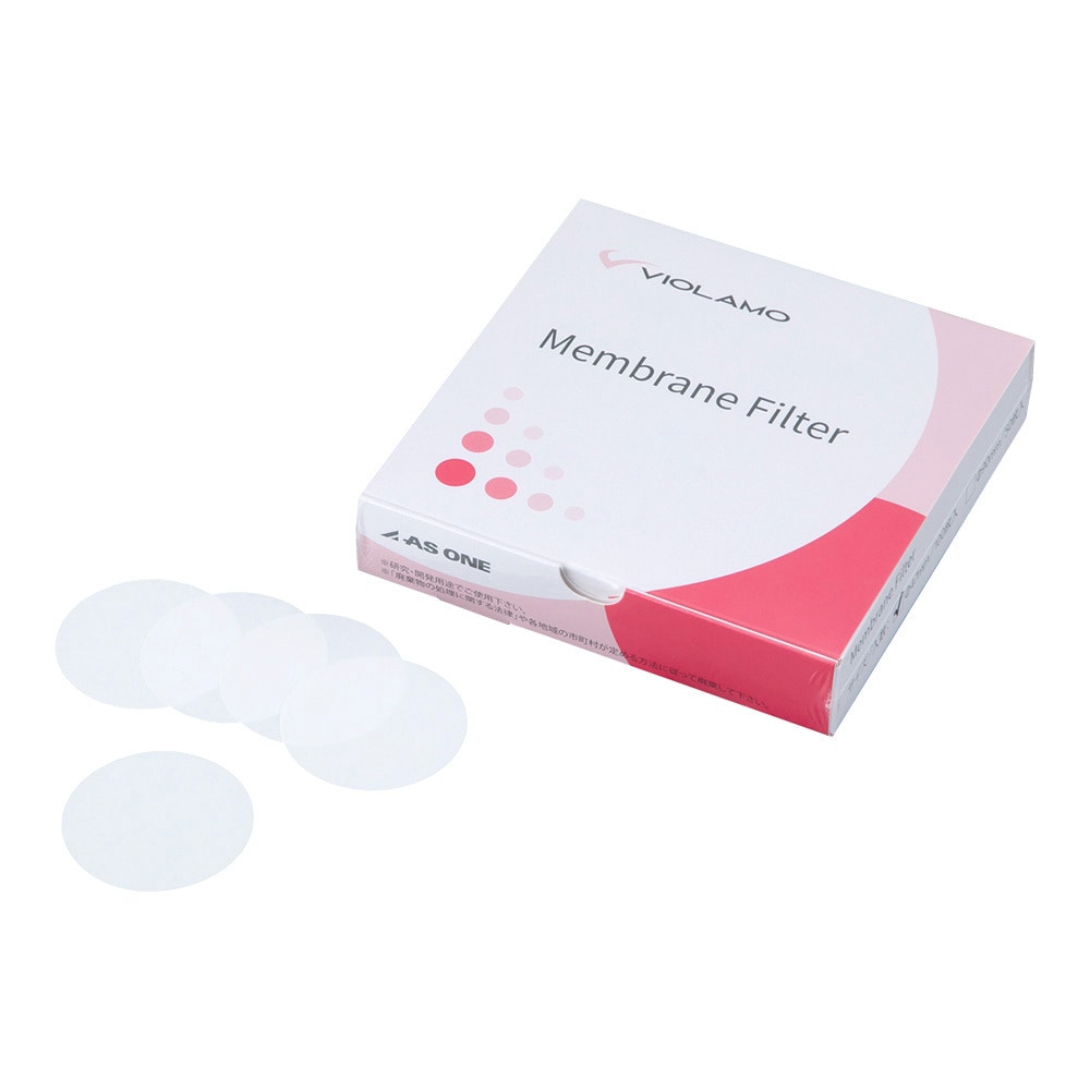 PVDF022M047I ビオラモメンブレンフィルター 親水性PVDF Φ47mm 1箱 100枚入 PVDFシリーズ 1箱(100枚) VIOLAMO(ビオラモ) 【通販モノタロウ】