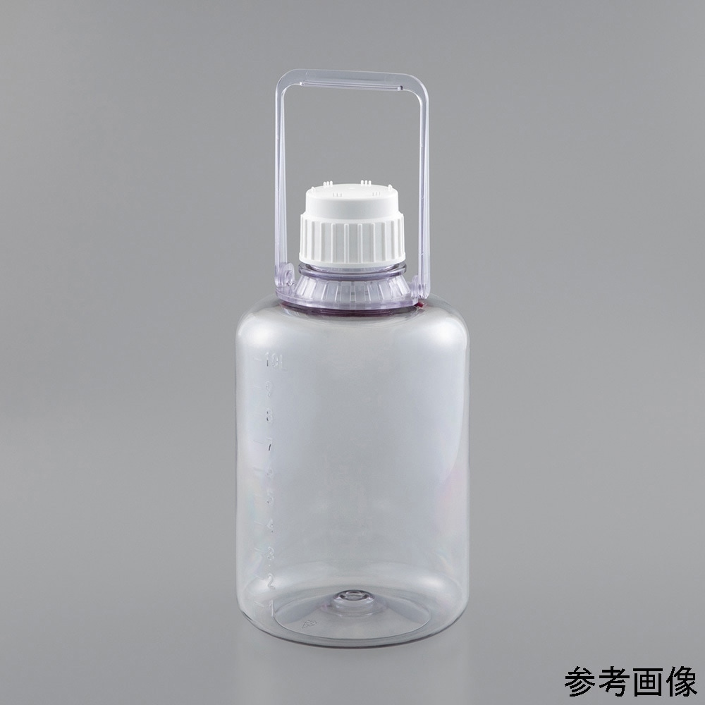 C091010 大型瓶 γ線滅菌済 10L アズワン 材質PC