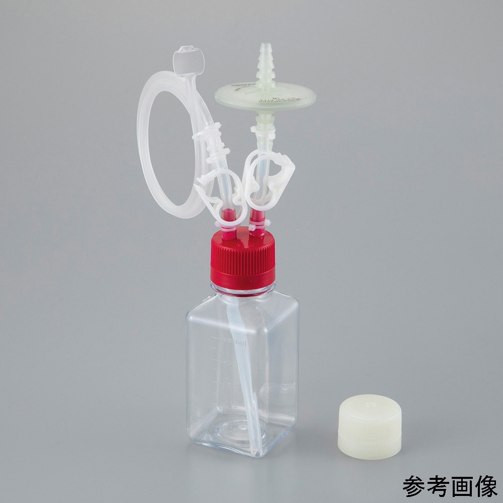 CC088125-A2 四角培養瓶クローズドシステム γ線滅菌済 CCシリーズ アズワン 125mL  1箱(6個) CC088125-A2