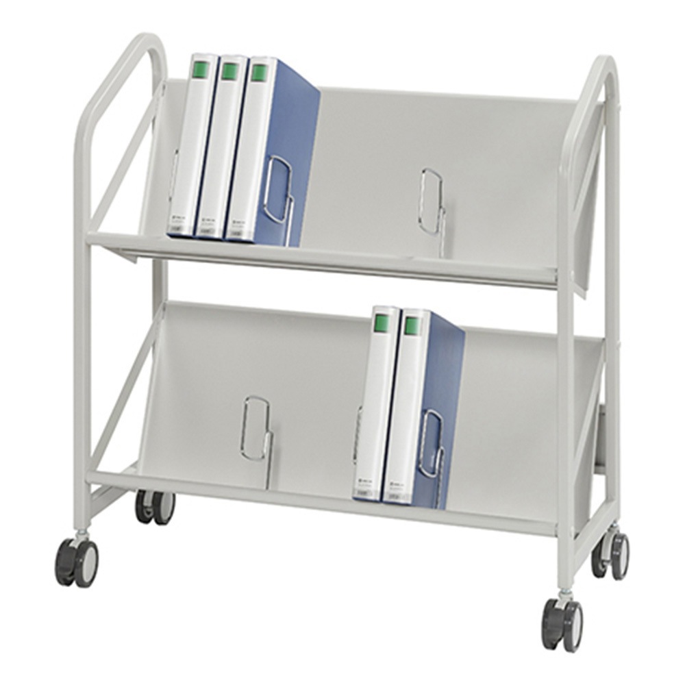 FSW-8607WG ファイルサポートワゴン 2段タイプ ナカキン サイズW882×D360×H885mm  FSW-8607WG 34,437円
