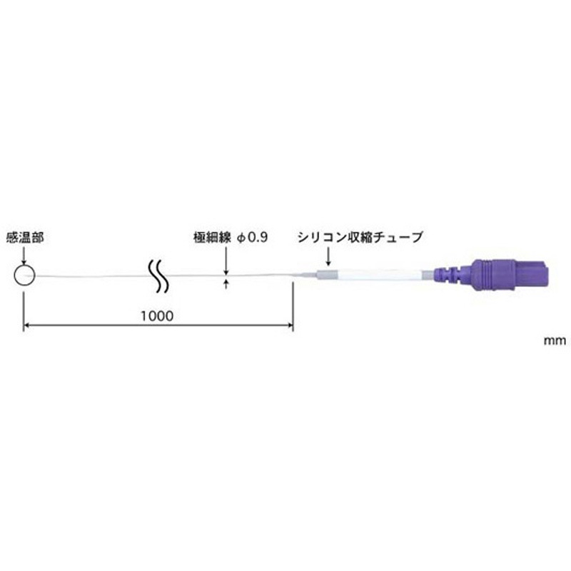 SFM-E-100-ASP 高精度 被覆極細温度センサ SFMシリーズ 1本 安立計器 【通販モノタロウ】