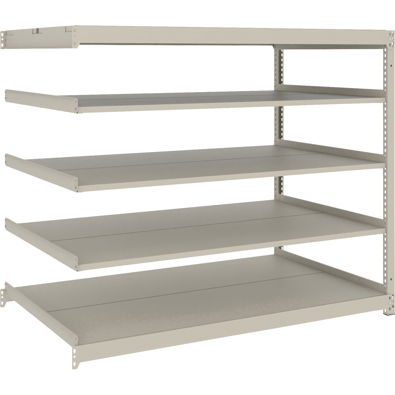 UL-4565B スチールラック 薄型ラック(耐荷重100Kg) 連結 TRUSCO ネオグレー色 5段 高さ1205mm  UL-4565B