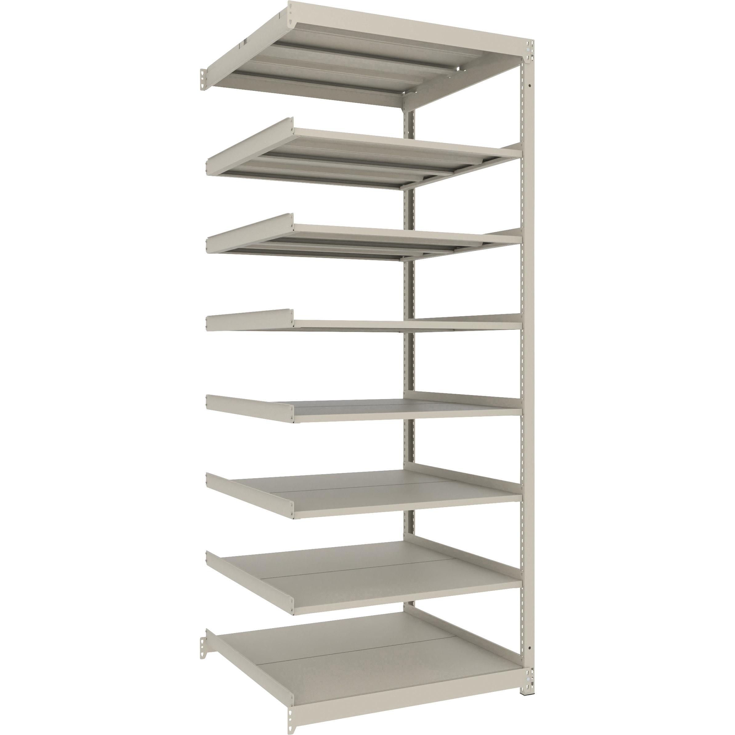 UL-7368B スチールラック 薄型ラック(耐荷重100Kg) 連結 TRUSCO ネオグレー色 8段 高さ2105mm  UL-7368B