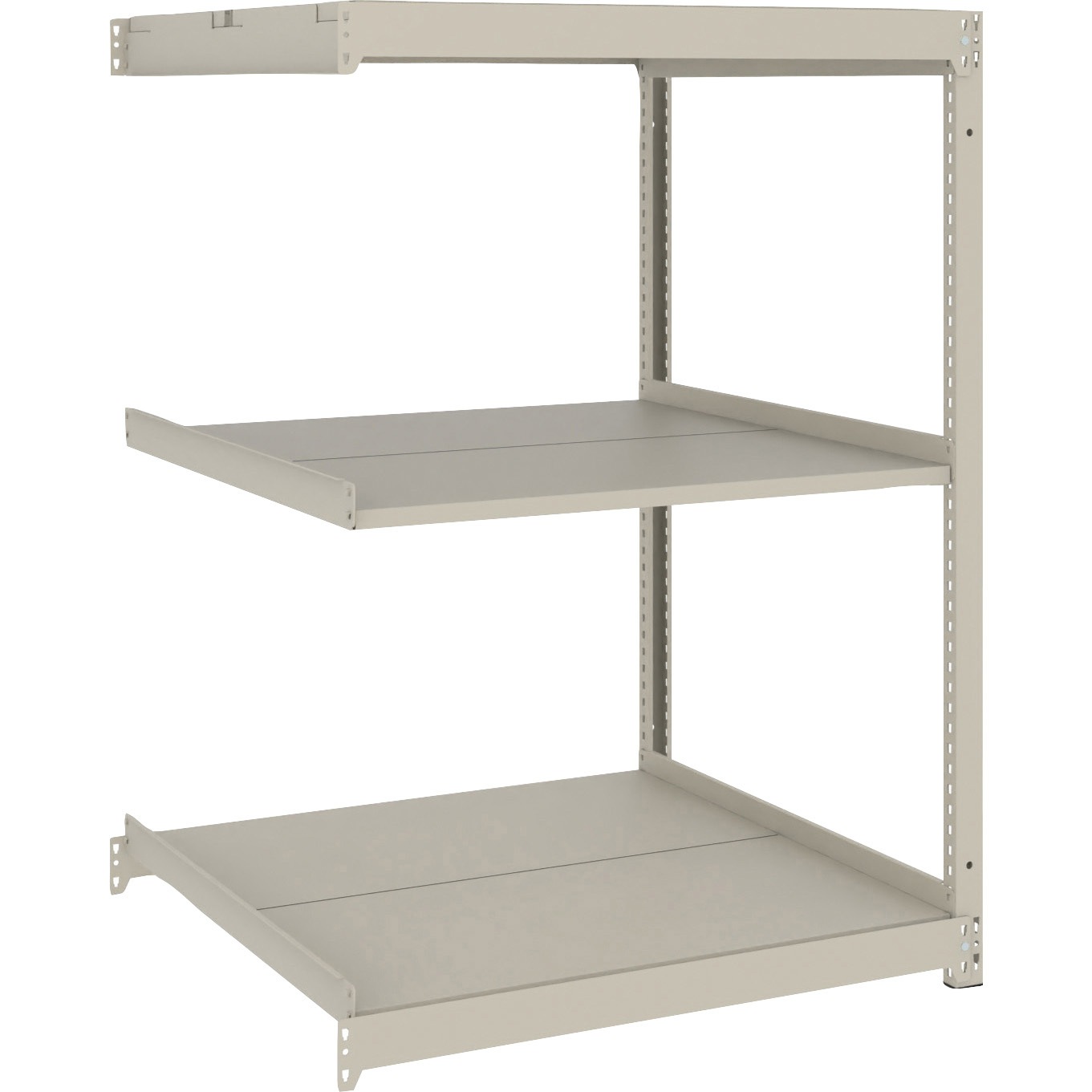 UL-5363B 薄型ラックUL型軽量ボルトレス棚 連結 TRUSCO ネオグレー色 荷重100kg/段 3段 高さ1505mm  UL-5363B