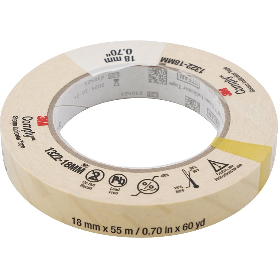 1322-18MM 3M TM コンプライ TM 化学的インジケータ テープ Solventum
