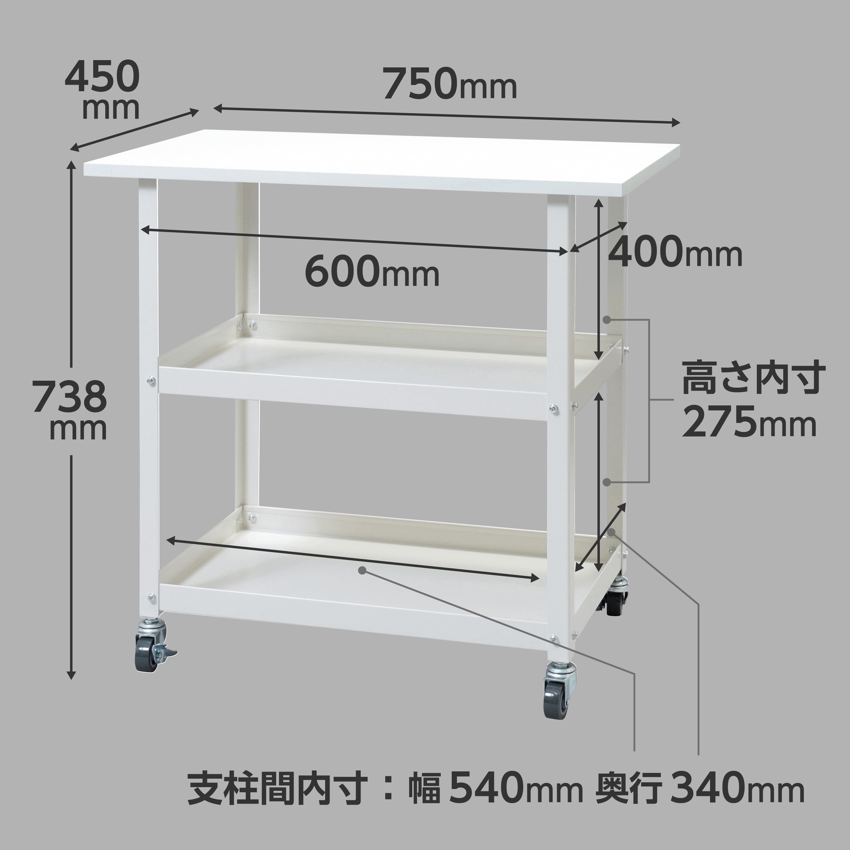 作業台 ハンドメイド製　キャスター付き 軽量リストア品 軽量一人用作業台(耐荷重120kg/キャスター付) サカエ 移動タイプ