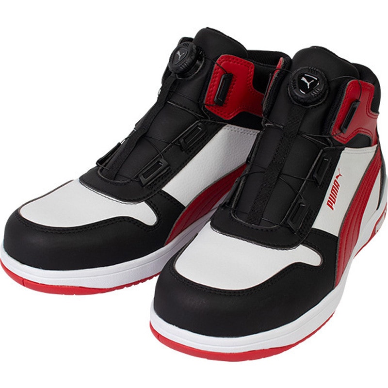 新品 PUMA プーマ 安全靴 FRONTCOURT DISC BWR MID 63.212.0 25.5cm