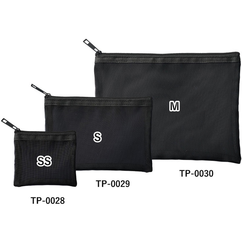 TP-0029-044 メッシュフラットポリポーチ(S) MARKLESS STYLE オフ