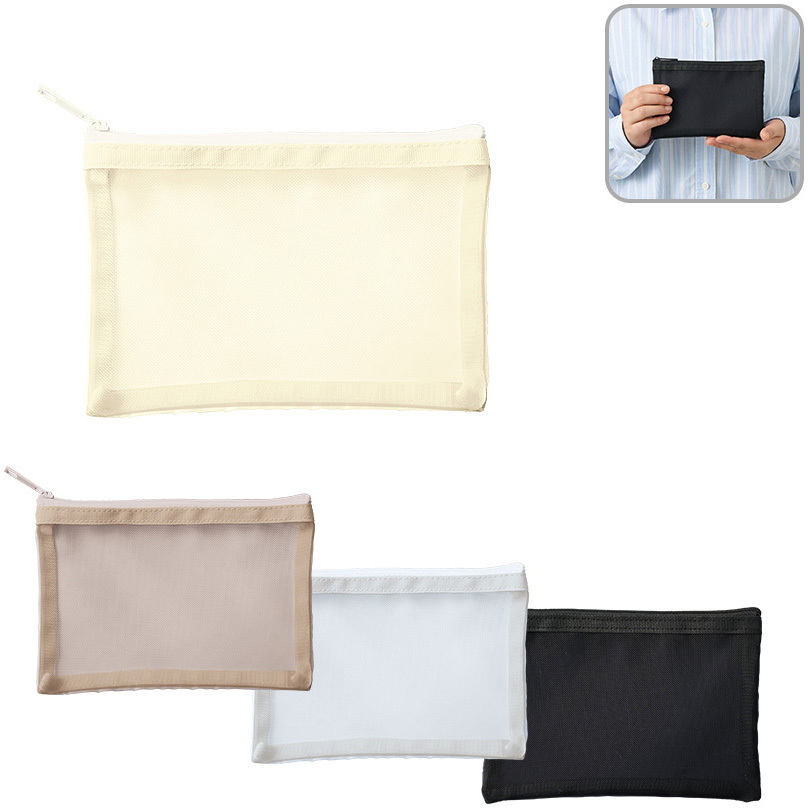 TP-0029-044 メッシュフラットポリポーチ(S) MARKLESS STYLE オフ