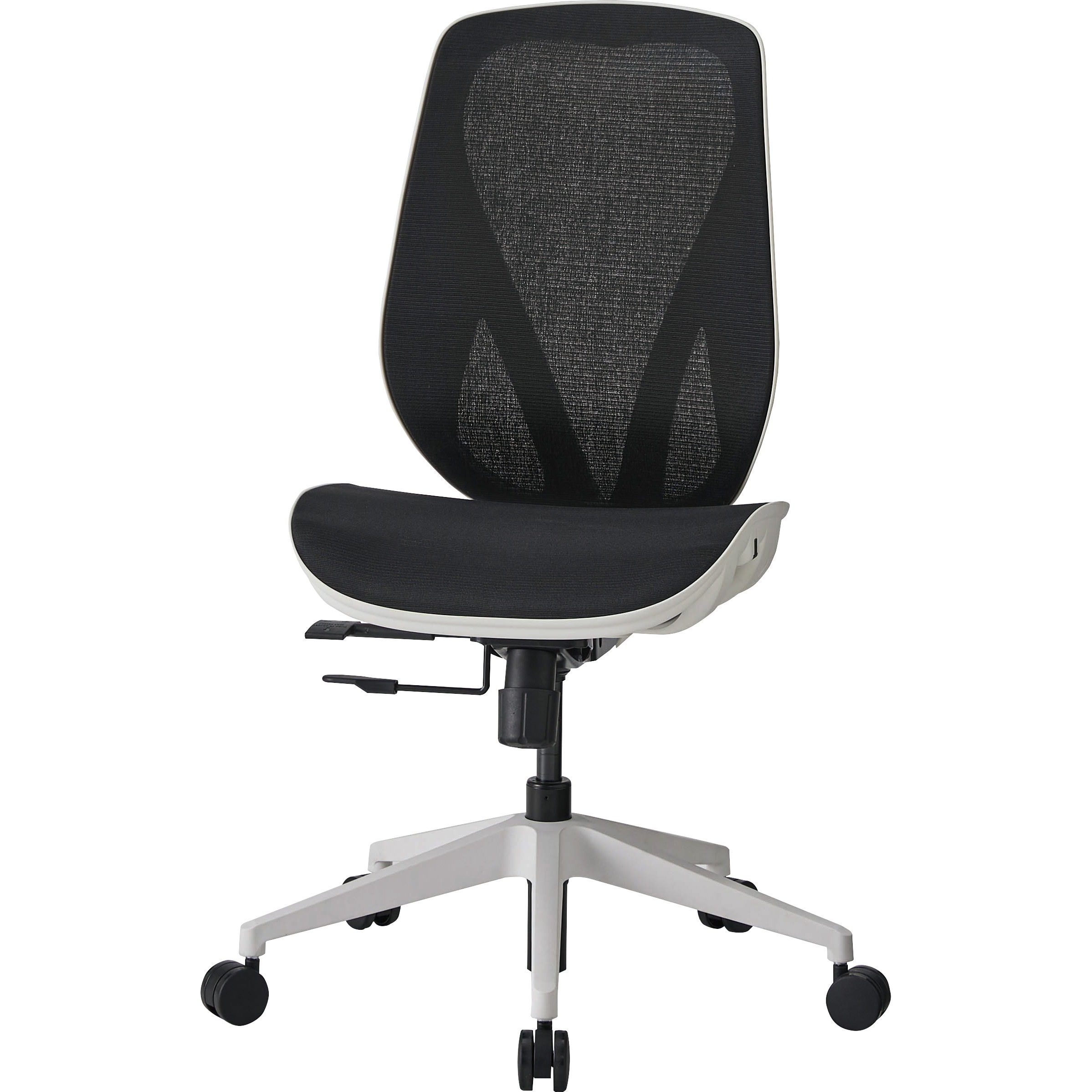 LAP-WM54BK オフィスチェア 井上金庫販売 キャスターあり 肘掛なし ブラック色   LAP-WM54BK