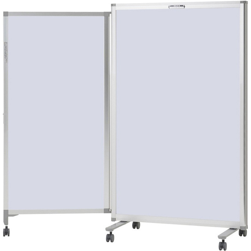 パーテーション×2 システムパーテーション 幅900×高さ1500mm 防炎布 マグネット式 布張り