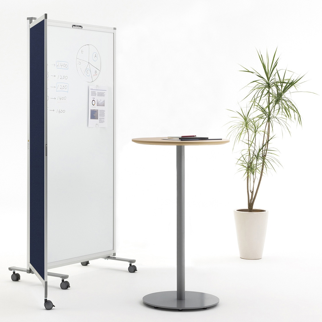 ESWB-1509-2C NV パーティション トーカイスクリーン 合板・紙パネル ネイビー色 高さ1500mm 1箱 ESWB-1509-2C NV