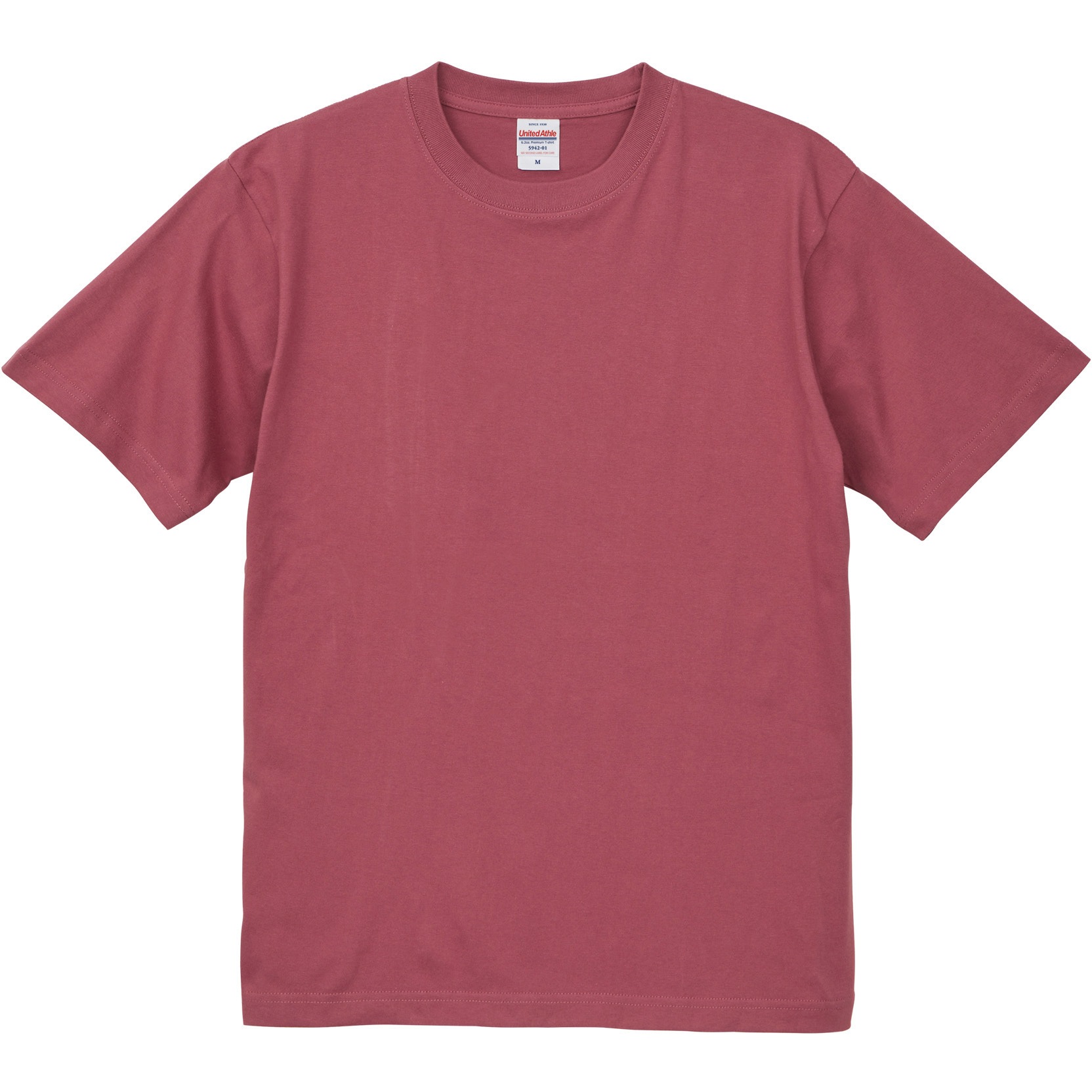 5942ー01 6．2オンス プレミアTシャツ ユナイテッドアスレ スモーキー 