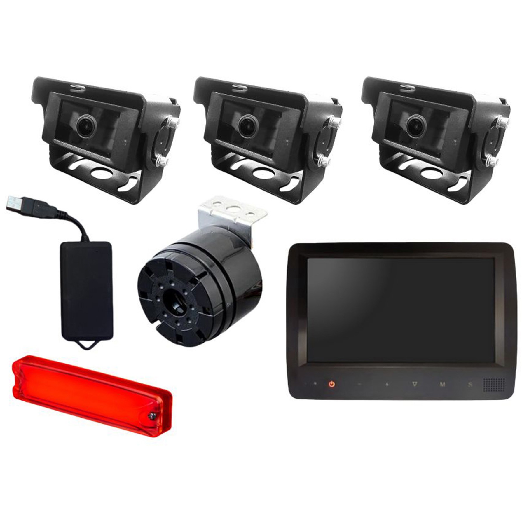 MT3-DETAI-SET-A(3カメラ) フォークリフト 人検知AIカメラシステム