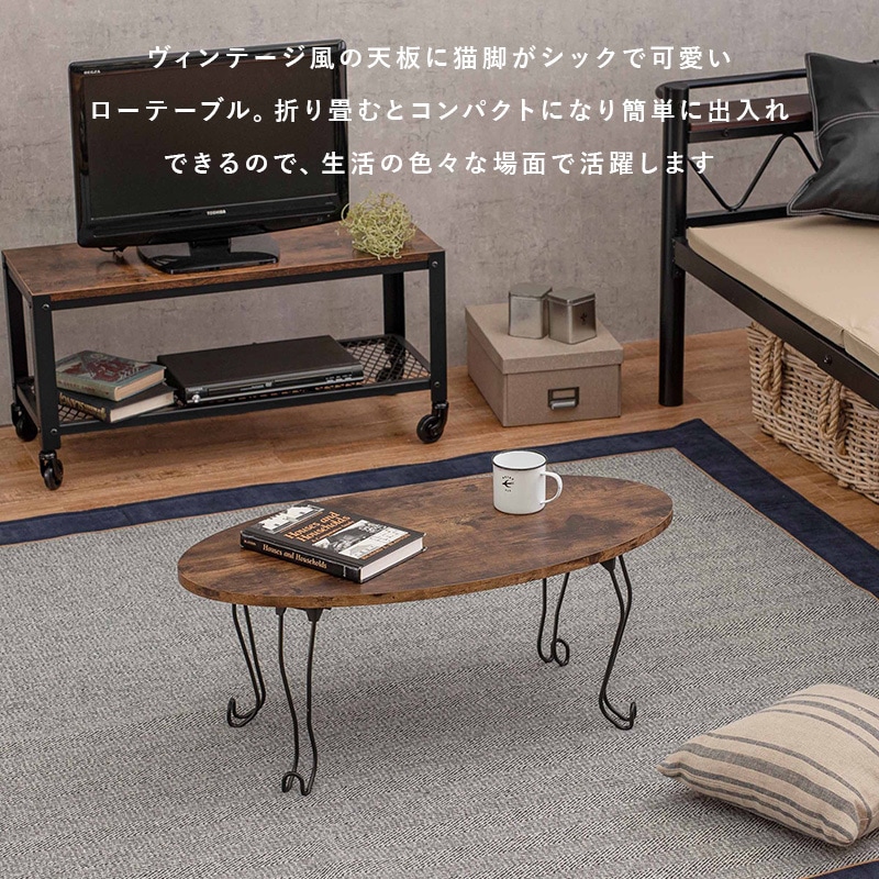 猫脚テーブル 楕円形 美品】イタリア製 大理石テーブル アンティーク調