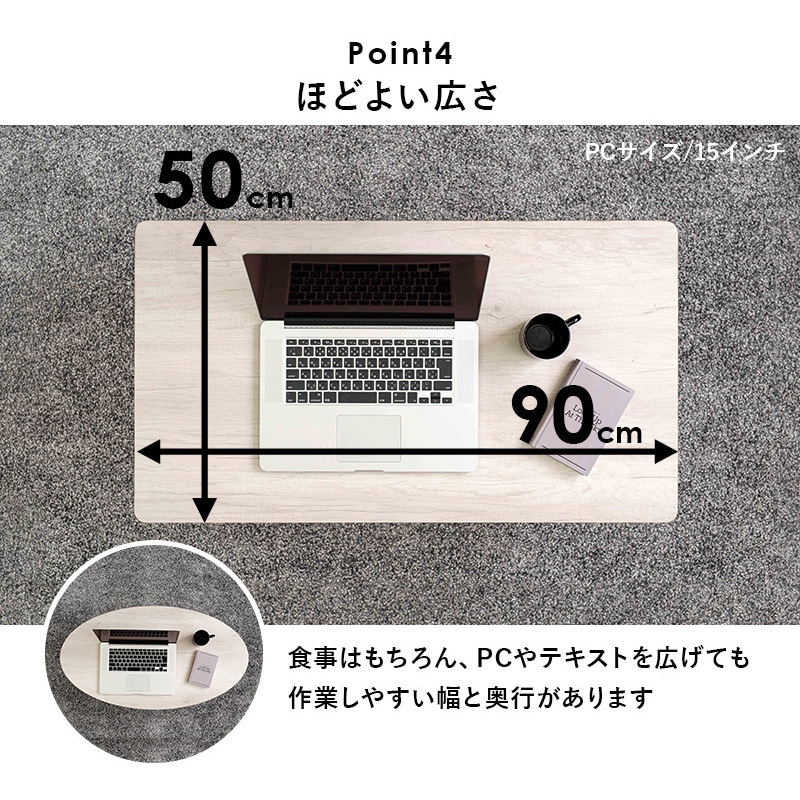 MT-6863BR 選べる 折りたたみ テーブル 楕円 ・ 長方形 幅 90 cm 猫脚