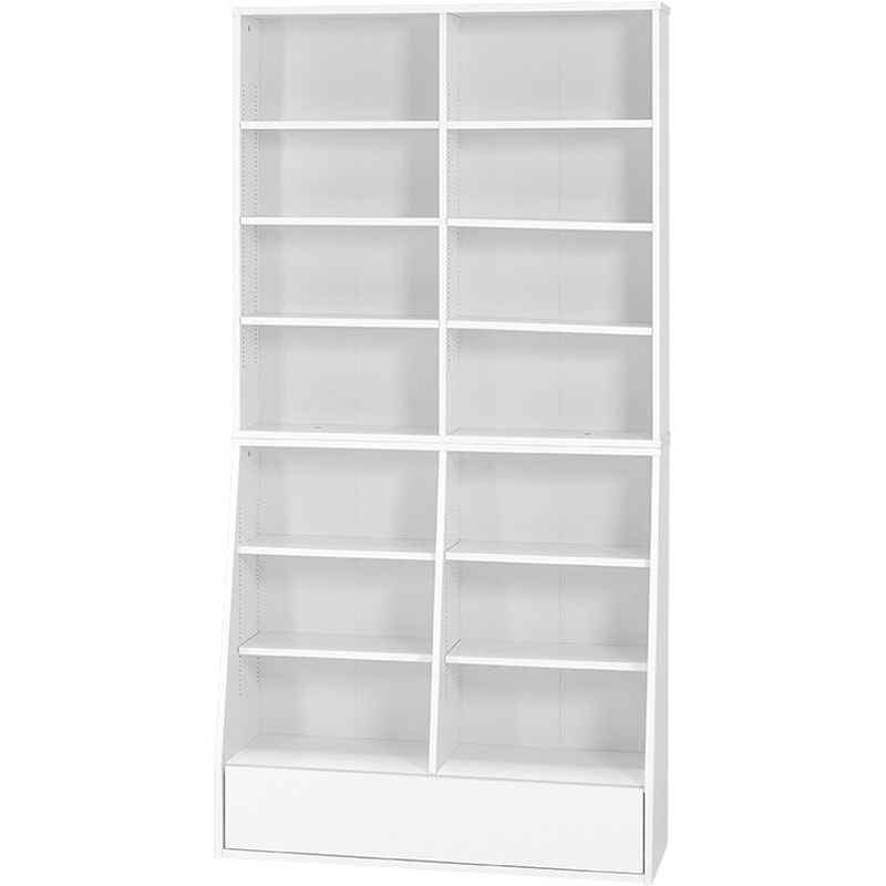 RCC-1907WH-S 1cm 刻みで調節できる 本棚 大容量 【 選べるサイズ 幅60