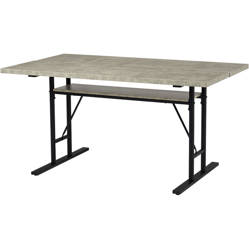 LT-4770GY ダイニングテーブル 単品 ヴィンテージ風 T字脚 幅138 cm