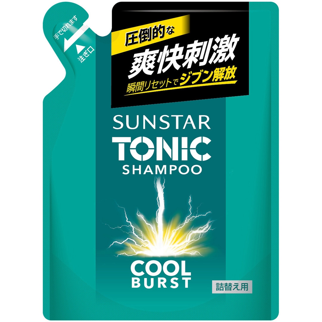 SUNSTAR TONIC サンスター トニックシャンプー COOL BURST サンスター トニックシャンプー COOL BURST 詰替え大容量