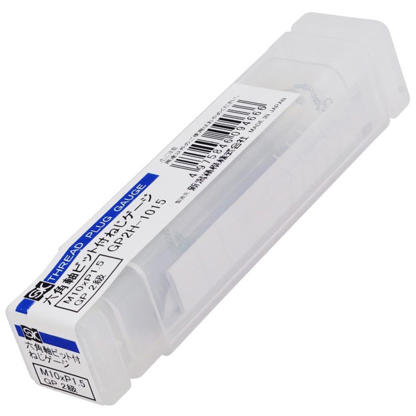 M10xP1.5 GP2H-1015 六角軸ビット付ねじゲージ SK(新潟精機) ピッチ1.5