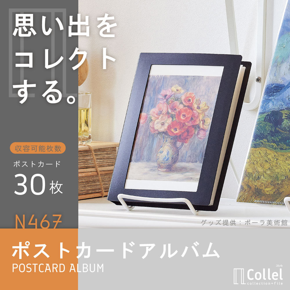 N467-24 Collel ポストカードアルバム リヒトラブ サイズA6 1冊 N467