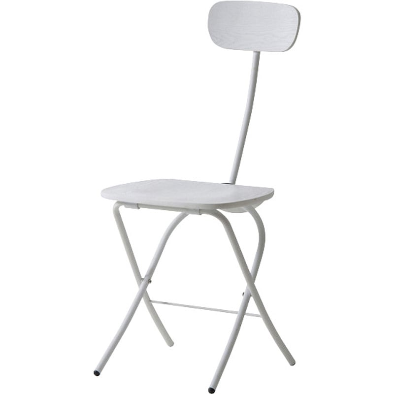 SH-01-PC-21-WH フォールディングチェア 折りたたみ式 2脚セット ホームテイスト ホワイト色   SH-01-PC-21-WH
