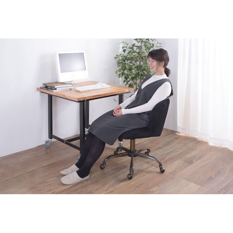 ロール デスクチェア ブルー (品番：ROL-300BL)(L-1)荷姿3辺計170cm以下 東谷 D2307 ロール デスクチェア ブルー (品番：ROL-300BL)(L-1)荷姿3辺計170cm