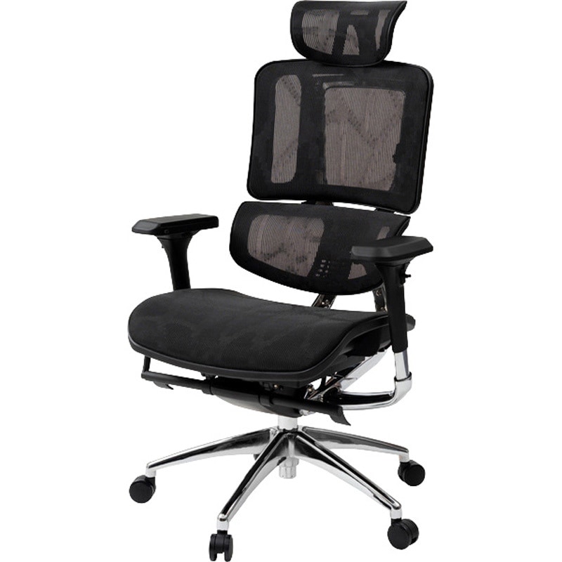 SH-01-OFC-72-BK オフィスチェア 昇降機能 ロッキング機能 回転式 ホームテイスト ブラック色