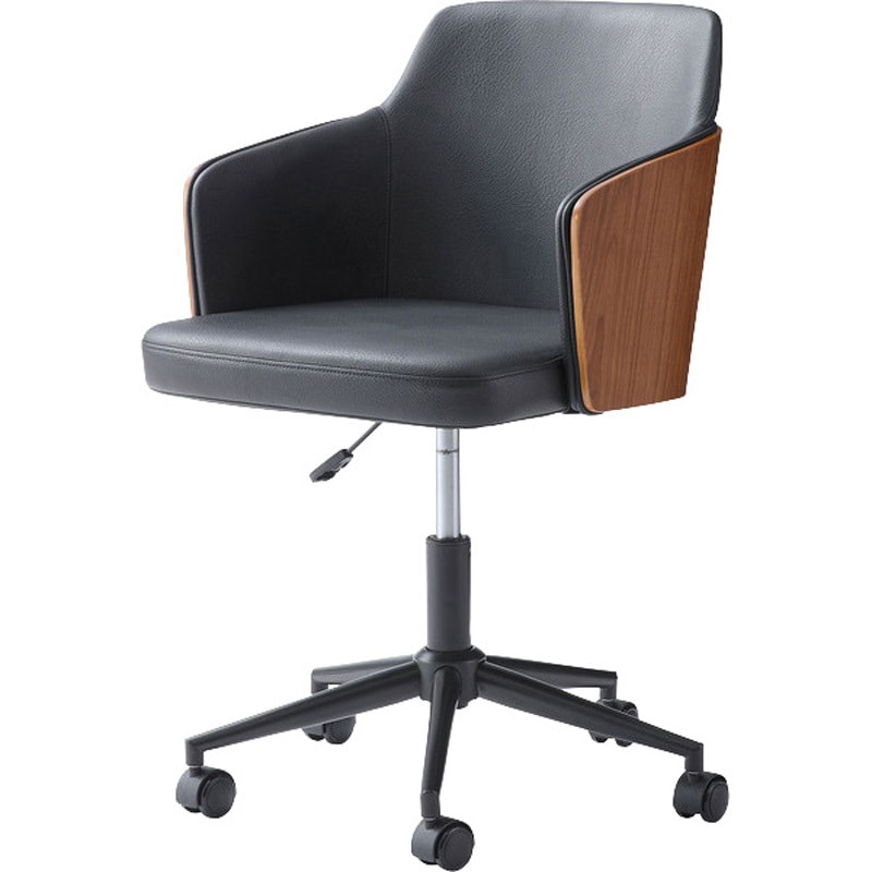 オフィスチェア デスクチェア 約幅61.5cm ブラック 昇降式 回転式 肘付き スチール キャスター 組立品 リビング 在宅ワーク(代引不可) おすすめ・人気オフィスチェア デスクチェア 約幅61.5cm オレンジ