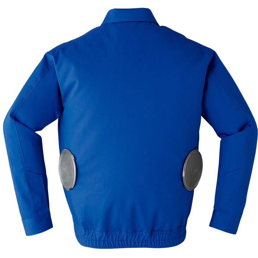 9205 空調服難燃長袖ブルゾン 9205 Asahicho(旭蝶繊維) ブルー色