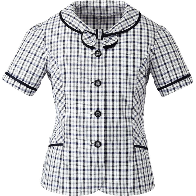 FB71184 オーバーブラウス フォーク(Nuovo) 女性用 ブルー色 5号サイズ  FB71184