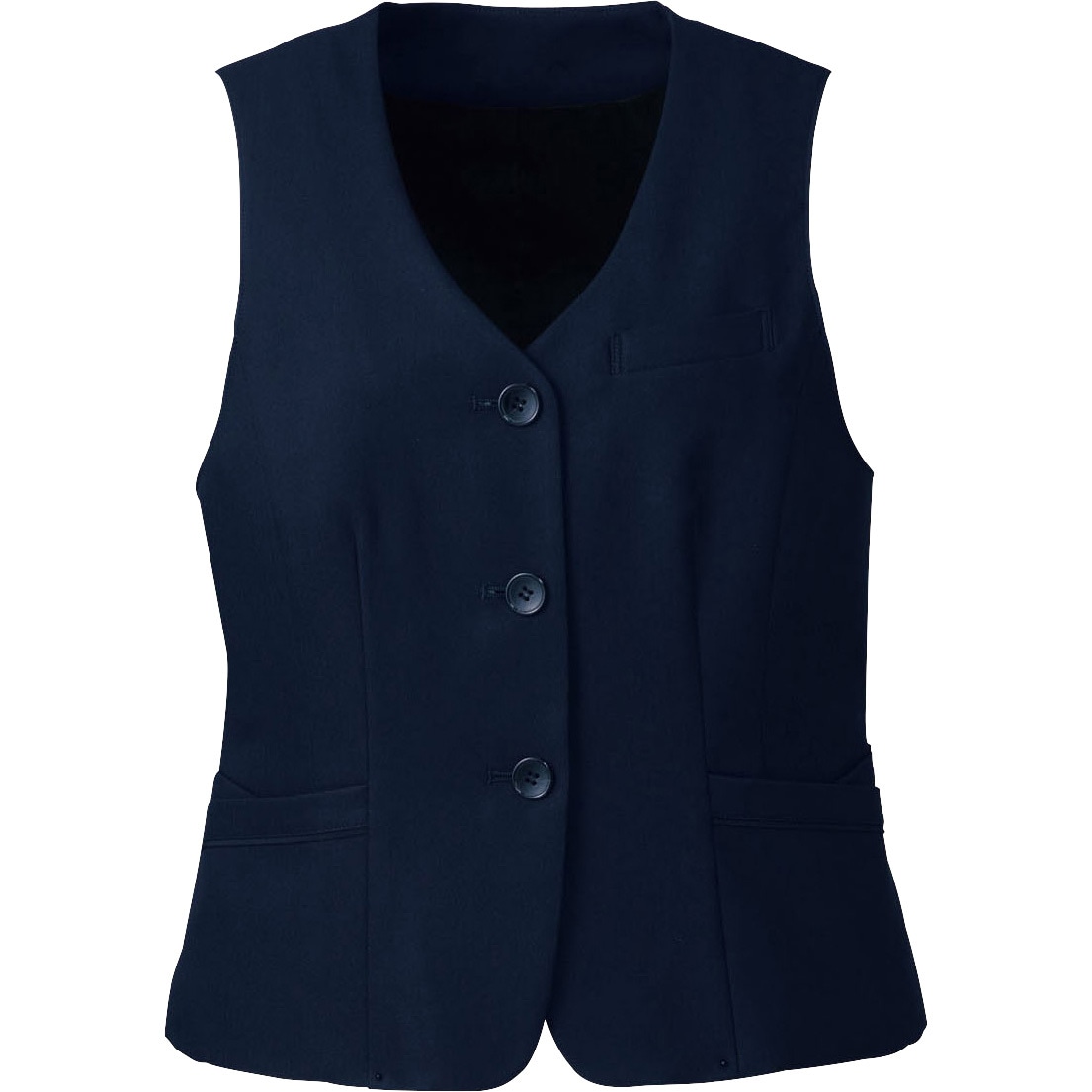 フリル付きネイビーベスト フリルベスト【WEB限定】 | AND ON JIONE STORE（アンドオン