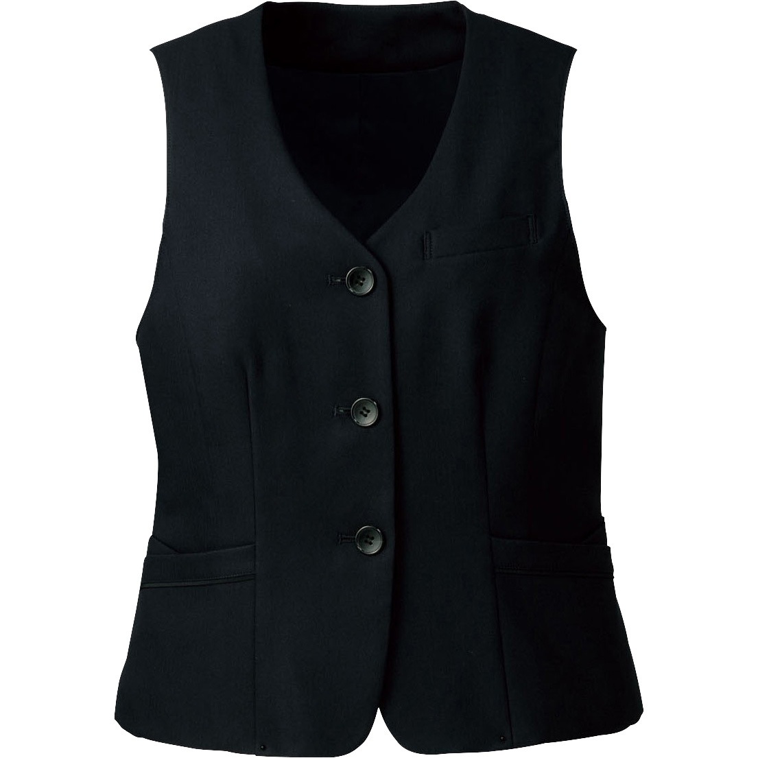 FV36298 ベスト/ホルダーループ付 フォーク(Nuovo) 女性用 ブラック色 7号サイズ  FV36298