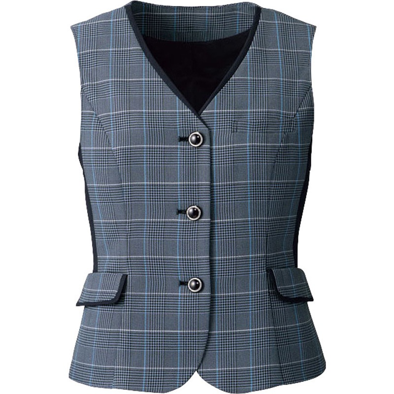 FV36339 ベスト/ホルダーループ付 フォーク(Nuovo) 女性用 グレー×ブルー色 15号サイズ  FV36339 14,386円