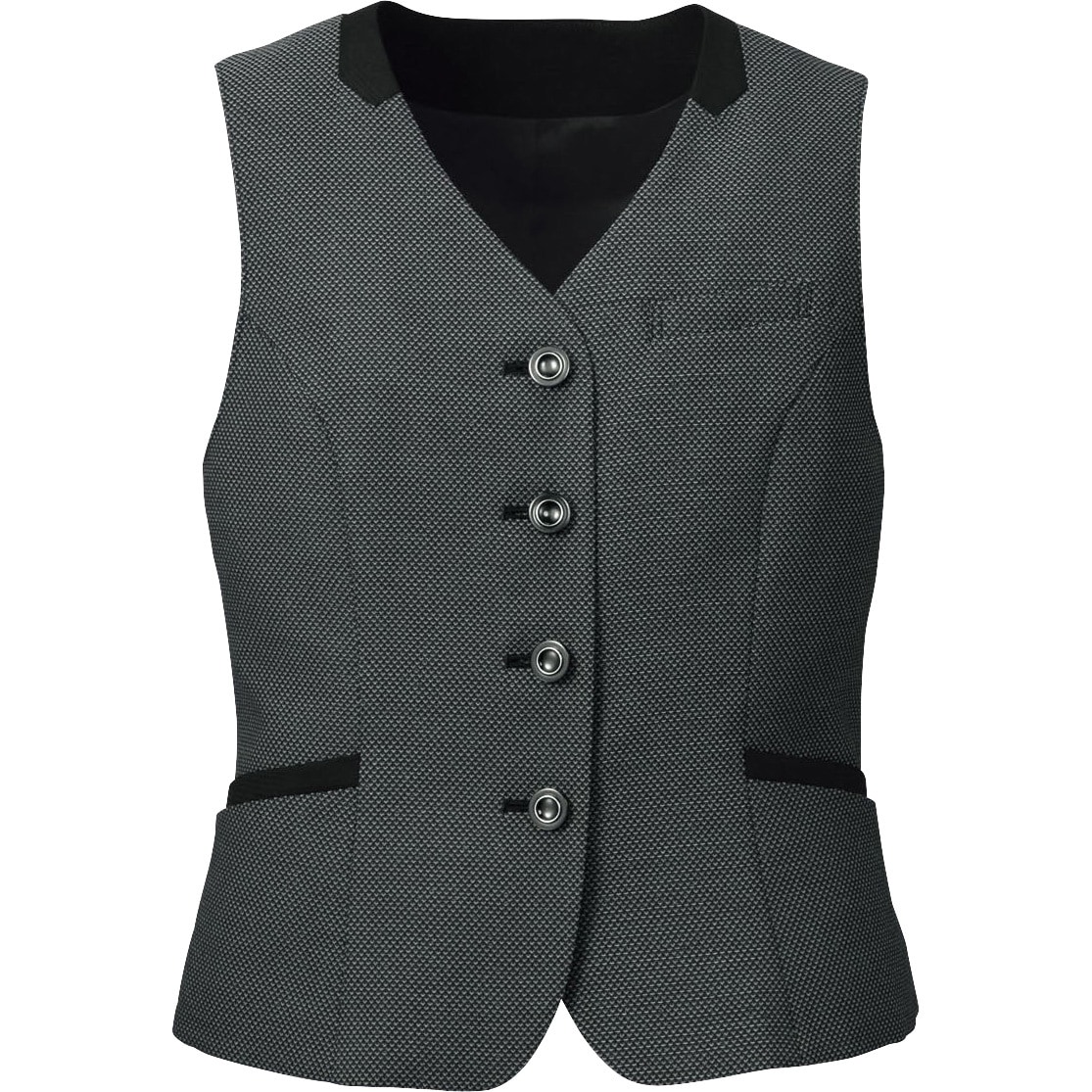 FV36391 ベスト フォーク(Nuovo) 女性用 チャコールグレー色 11号サイズ  FV36391