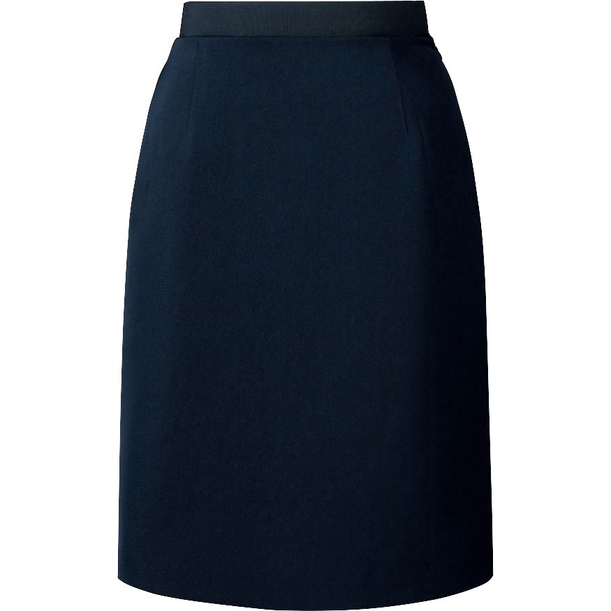 FS45801 ウエストゴムAラインスカート フォーク(Nuovo) ネイビー色   FS45801