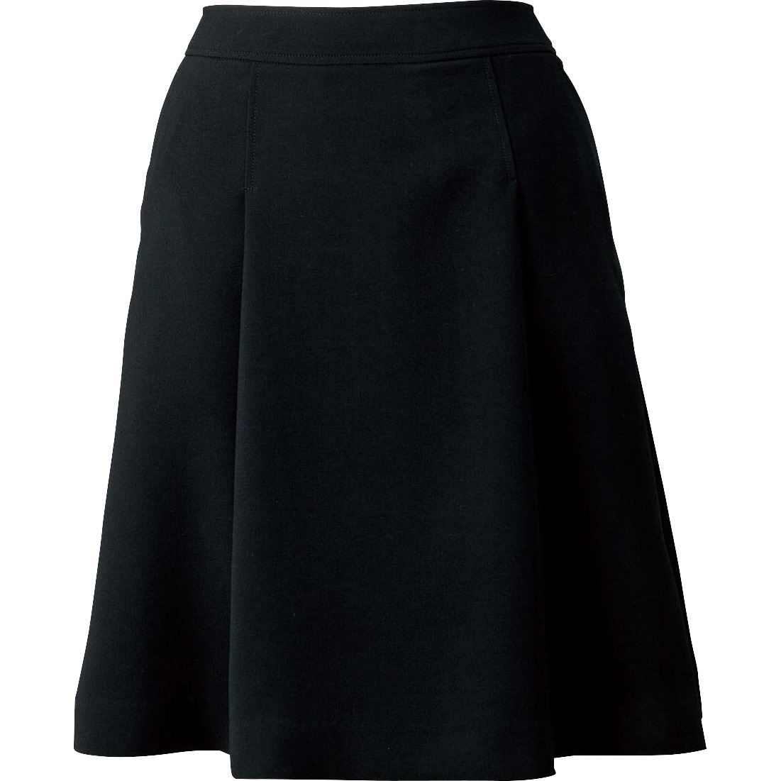 FS45887 ソフトプリーツスカート フォーク(Nuovo) ブラック色